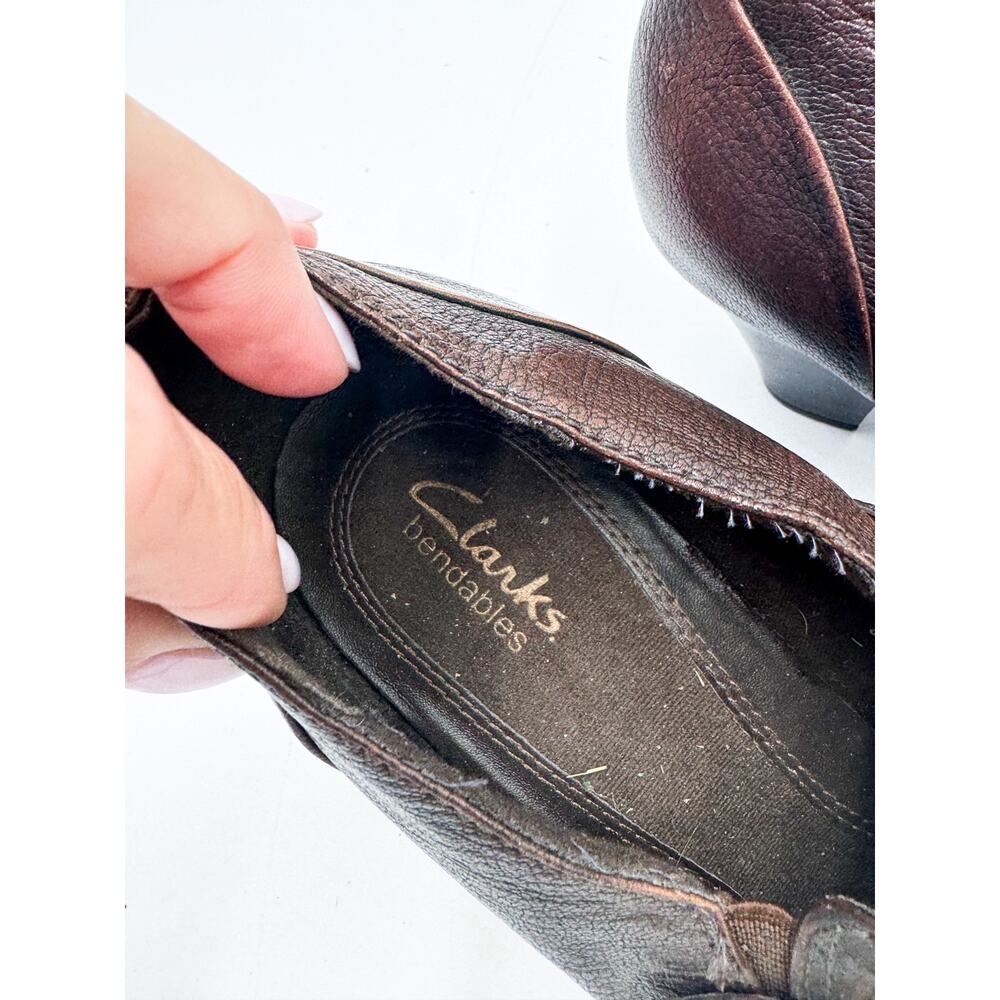 Clarks Ruby Glam Heeled Ankle Booties Size 11 - image 2